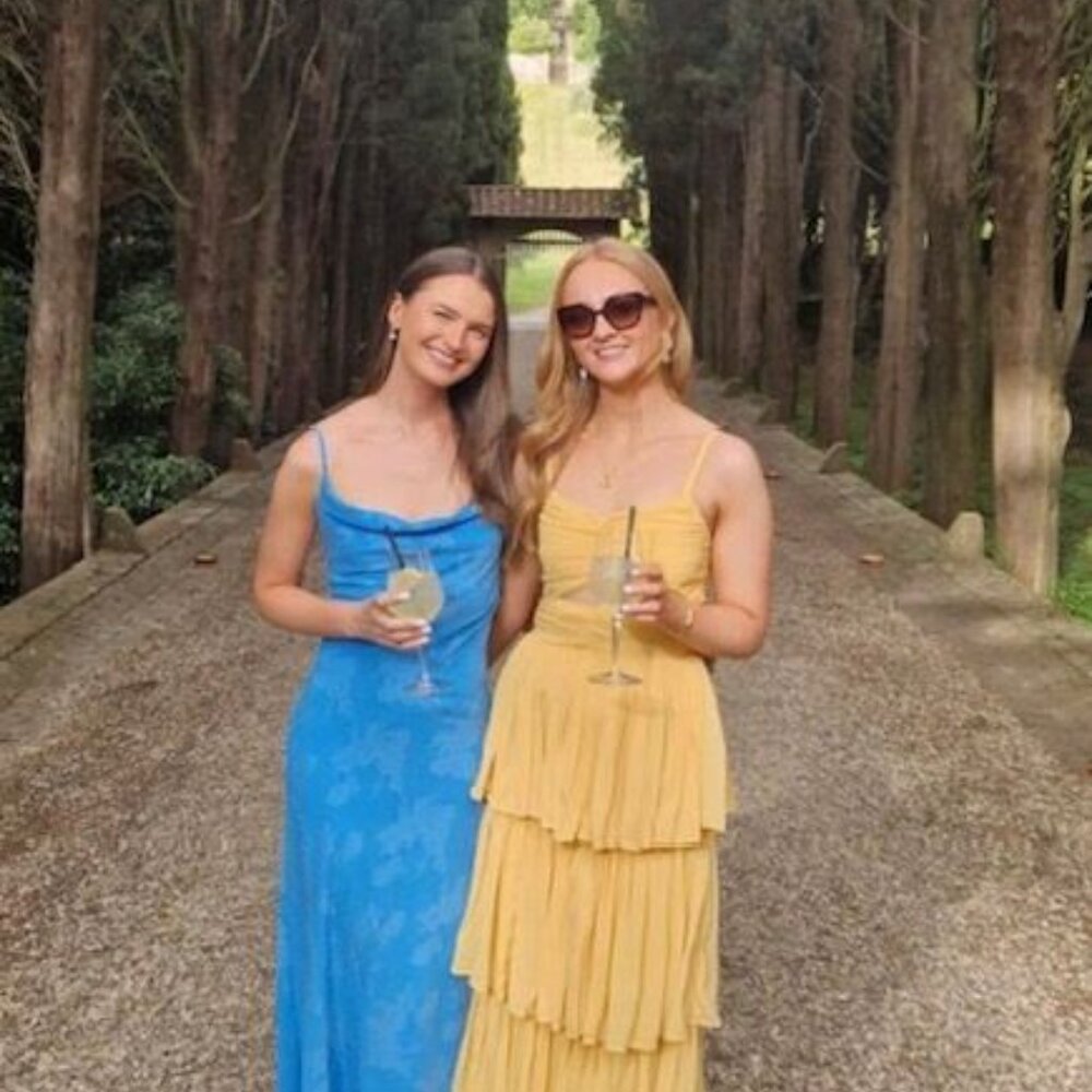 Anaya with love Marigold (Yellow) Tiered Maxi Dress Size 6 (NWT) - Picture 7 of 11